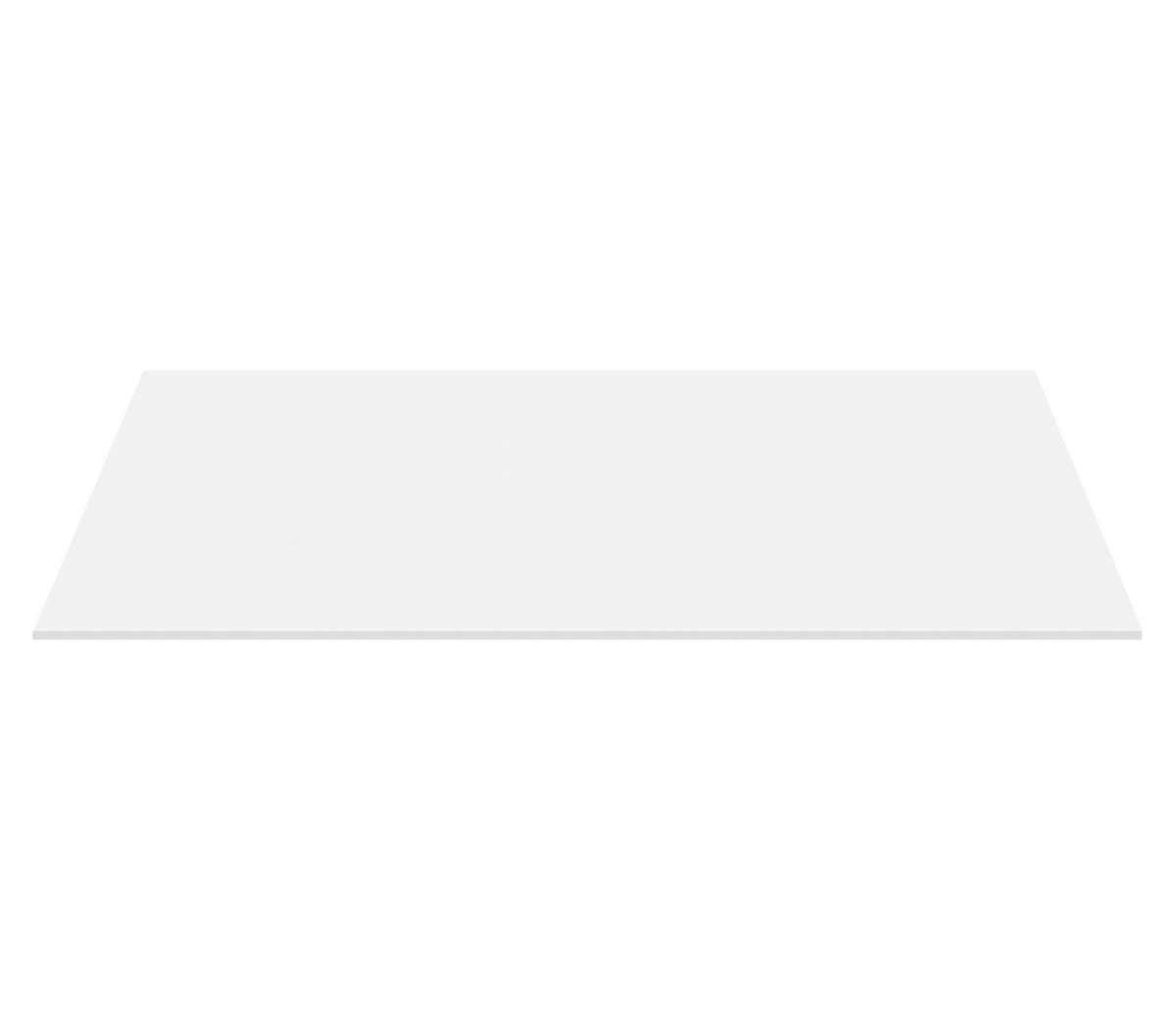 Aloni Wastafeltablet Mdf (118.4x45.5x2.6 Cm) - Mat Wit