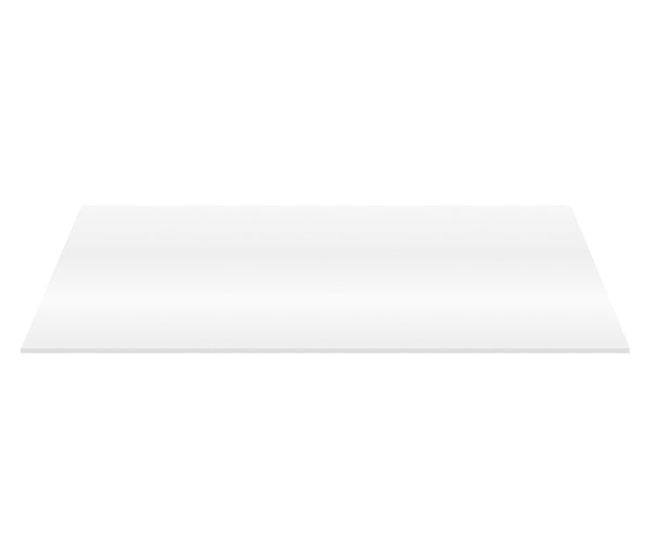 Aloni Wastafeltablet Mdf (118.4x45.5x2.6 Cm) - Glanzend Wit