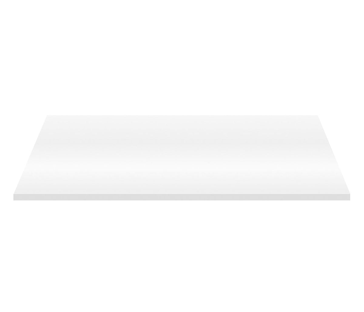 ALONI WASTAFELTABLET MDF (152.4X45.5X2.6 CM) - GLANZEND WIT