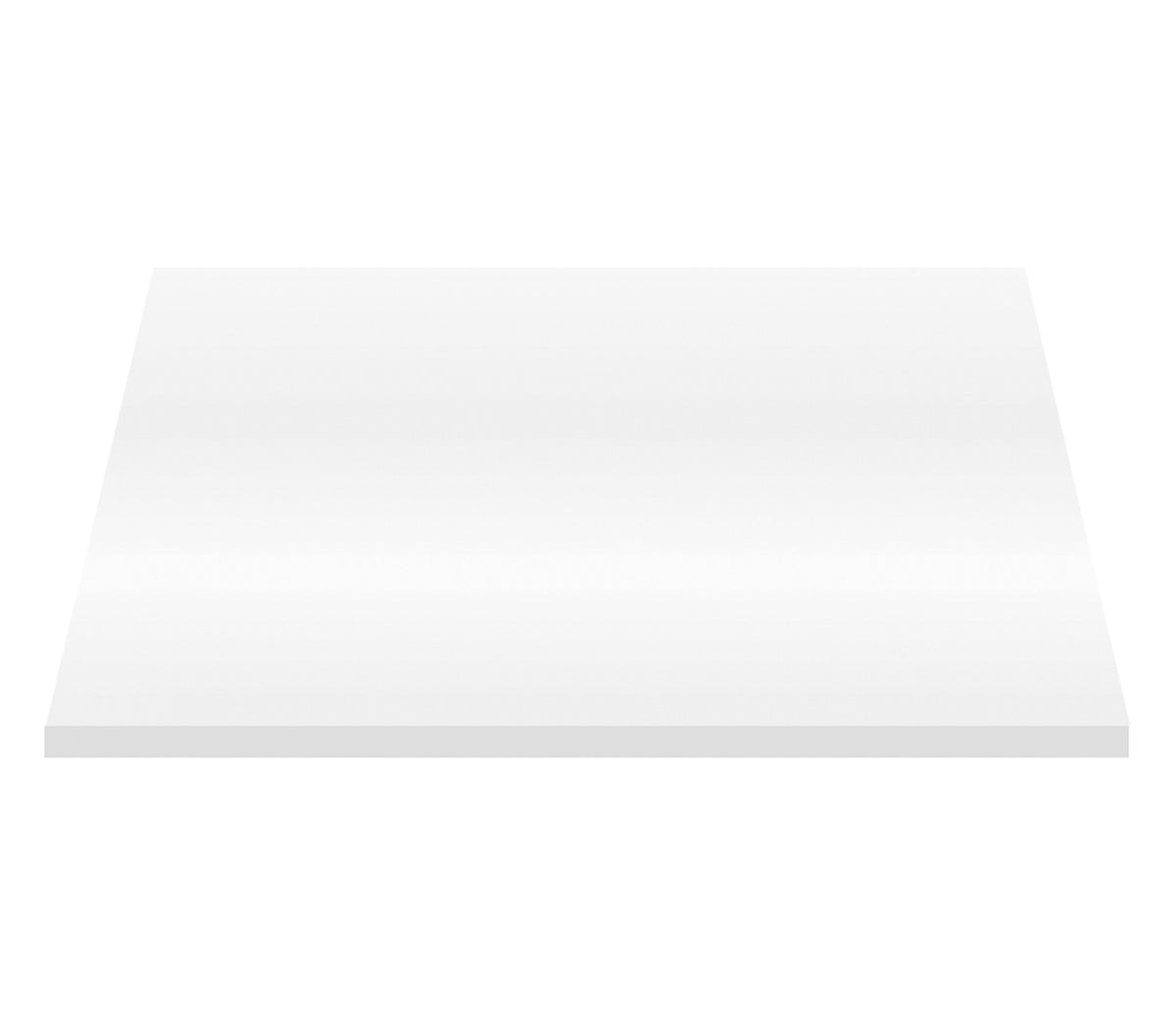 Aloni Wastafeltablet Mdf (56.4x45.5x2.6 Cm) - Glanzend Wit