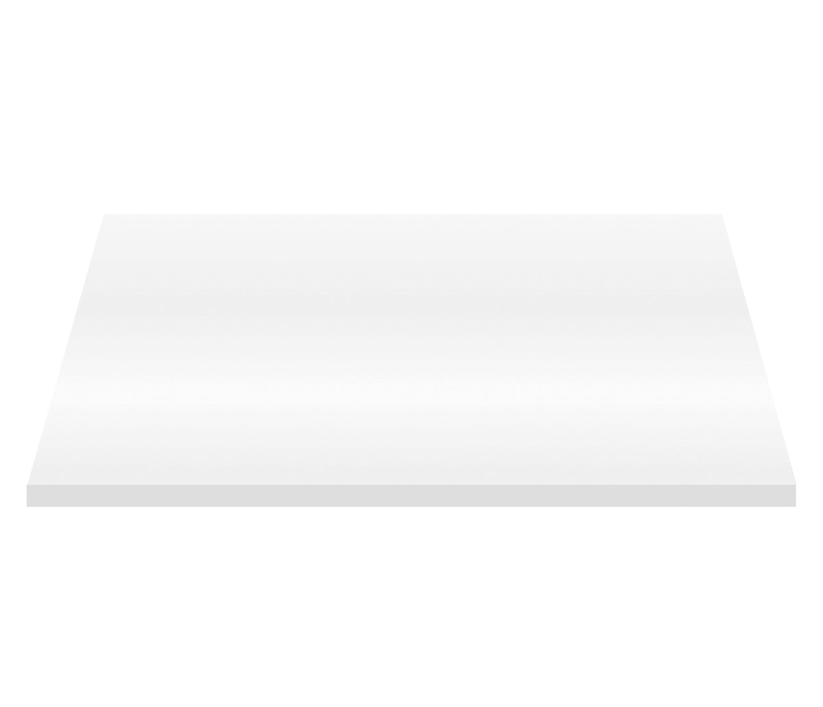 Aloni Wastafeltablet Mdf (76.4x45.5x2.6 Cm) - Glanzend Wit