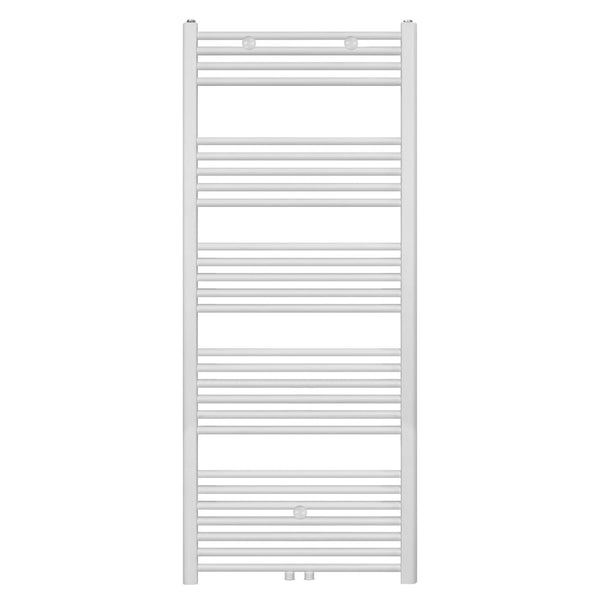 BELRAD HANDDOEKDROGER - LINKS-RECHTS/MIDDENAANSLUITING - 828 WATT - 1600X600CM - MAT WIT