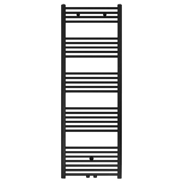 BELRAD HANDDOEKDROGER - LINKS-RECHTS/MIDDENAANSLUITING - 721 WATT - 1600X500CM - MAT ZWART