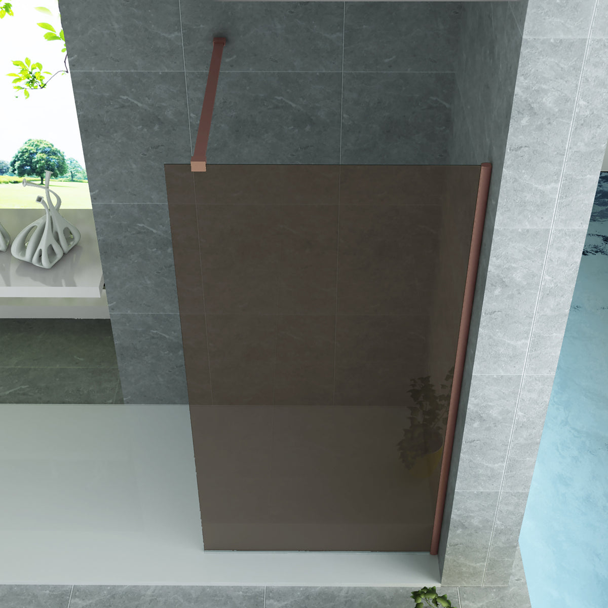 Aloni Inloopdouche - 900 X 2000mm
