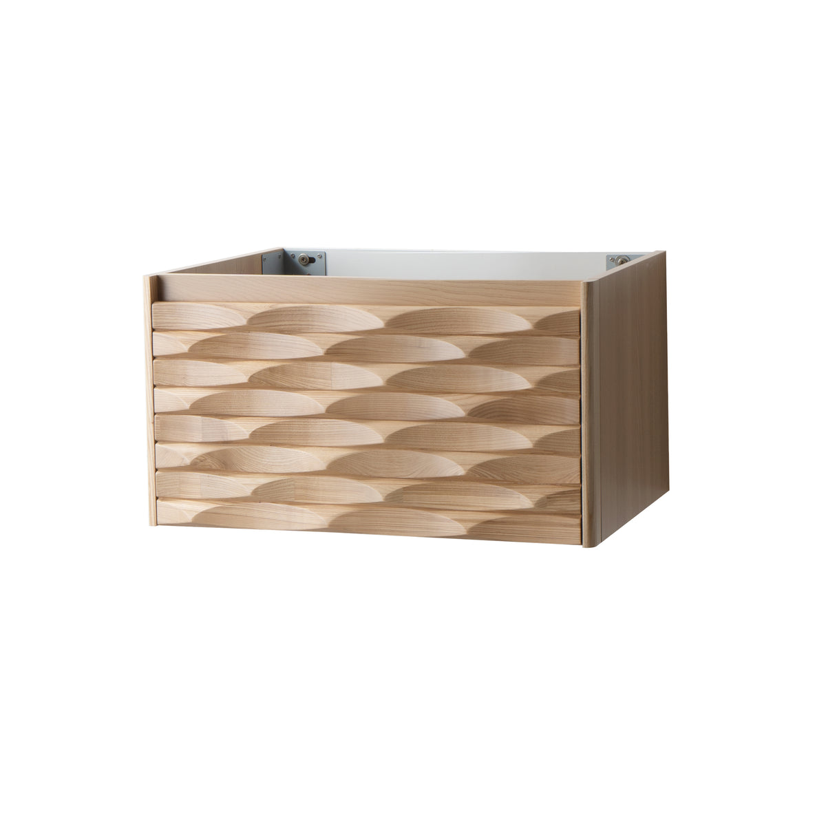 Magnolia Wastafelonderkast - 1 Lade - Greeploos - Soft Close – 79x40x52 Cm - Licht Eiken