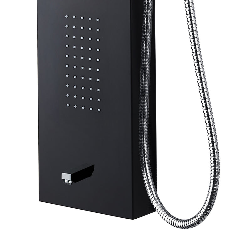 Sorei Yama Thermostatische Douchepaneel Zwart