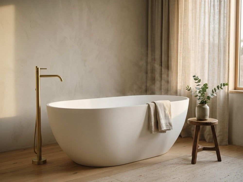 Spa wellness Japandi badkamer